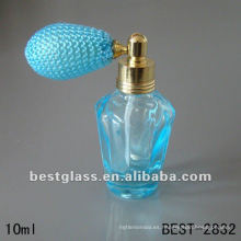 Botella de vidrio de 10 ml, botella de perfume con globo azul, puede enviarnos su diseño